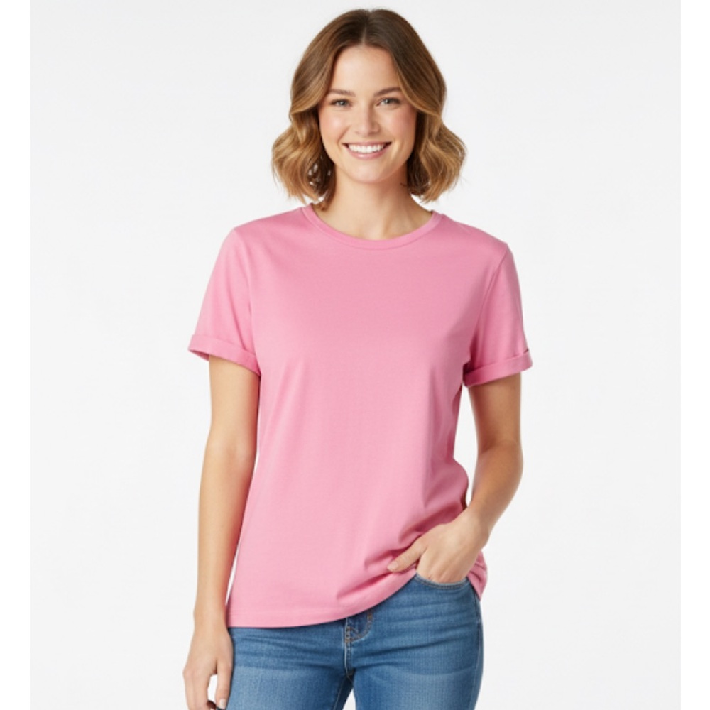 JONES NEW YORK Sport Pullover Tee Top, Women’s L, Pink